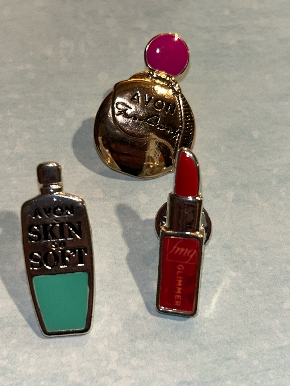 Avon Cosmetic Enamel Pins -